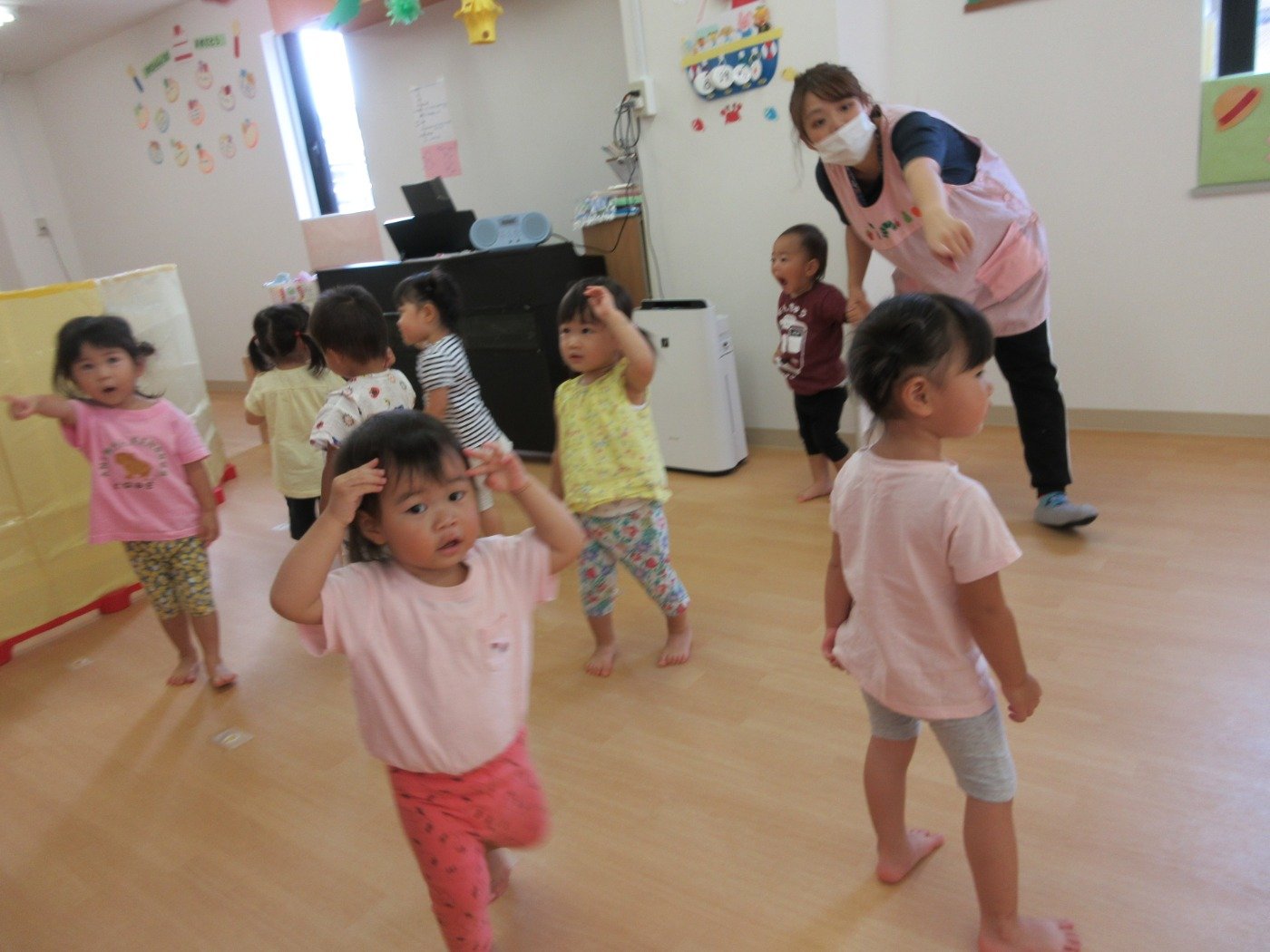 8月の子どもたち Photo 栗山園 きらきら保育園